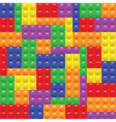 Lego blocks construction vector image