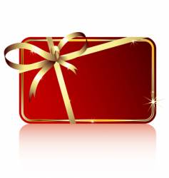 Christmas tag vector image