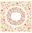 Floral farame vector image