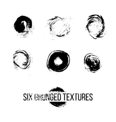 Set of Grunged Dots vector image