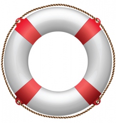 Life buoy vector image