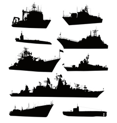 Naval set vector image