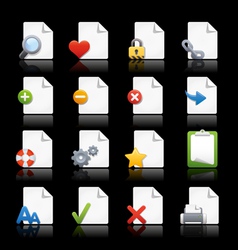 Professional Icon set vector image