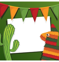Mexican party vector image