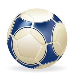 Ball soccer vector image