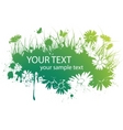 Spring floral banner vector image