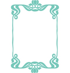 Art nouveau Frame vector image