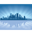 Pittsburgh Pennsylvania skyline vector image