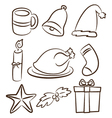 Christmas icon Christmas icon vector image