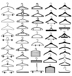 Hangers vector image
