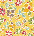 Floral seamless pattern vector image