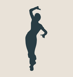 Abstract women in dancing pose Abstract women in dancing pose vector image