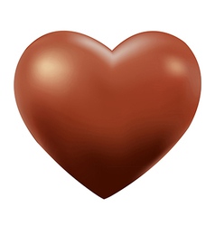 Chocolate Heart Chocolate Heart vector image