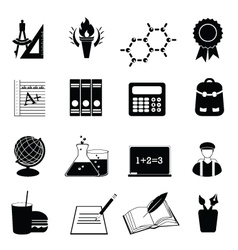 University icons vector image