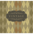 Vintage circus background vector image