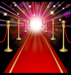 Red carpet vector image