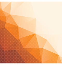 Geometric background with triangles and dots vector image