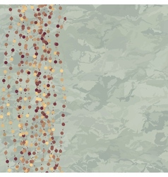Vintage dots background vector image