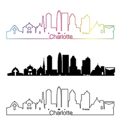 Vector map Charlotte North Carolina PDF