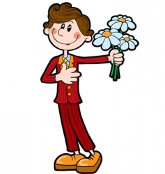 Cartoon guy vector image