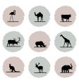 Wild animals vector image