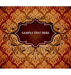 Vintage label vector image