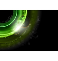 Background green dark vector image