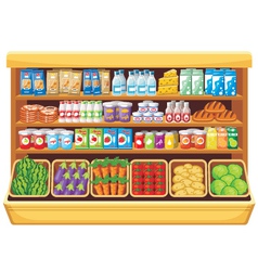 Supermarket vector image