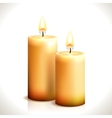 Burning Candles vector image