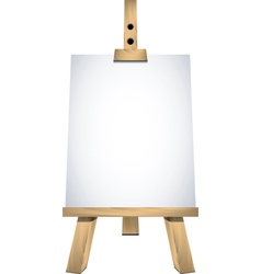Art easel vector image