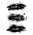 Splash banners set vector image