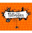 Halloween frame vector image