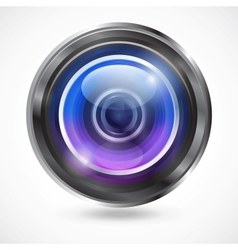 Lens vector image