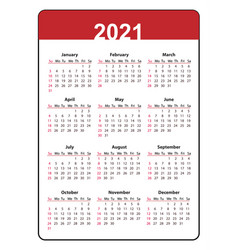 2020 year calendar vertical design Royalty Free Vector Image