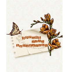 Floral vector image