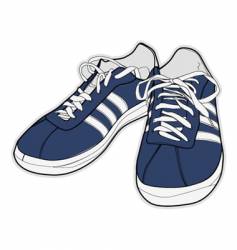 Sport shoes vector image