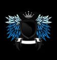 Heraldic shield vector image