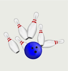 Bowling vector image