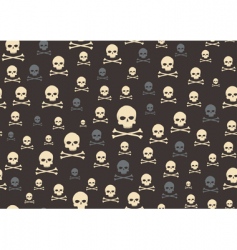 Skull and bones Skull and bones vector image