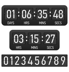 Countdown timer vector image