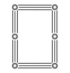 Decorative linear frame Royalty Free Vector Image