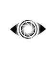 Photography eye logo vector image