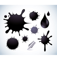 Ink vector image