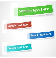 Stickers vector image