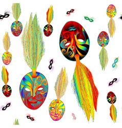 Mardi gras pattern vector image