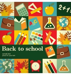 Back to school vector image
