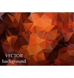 Brown polygon background Royalty Free Vector Image