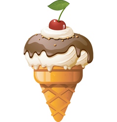 Ice cream vector image