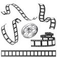 Film and roll vector image