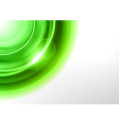 Background green light corner round vector image